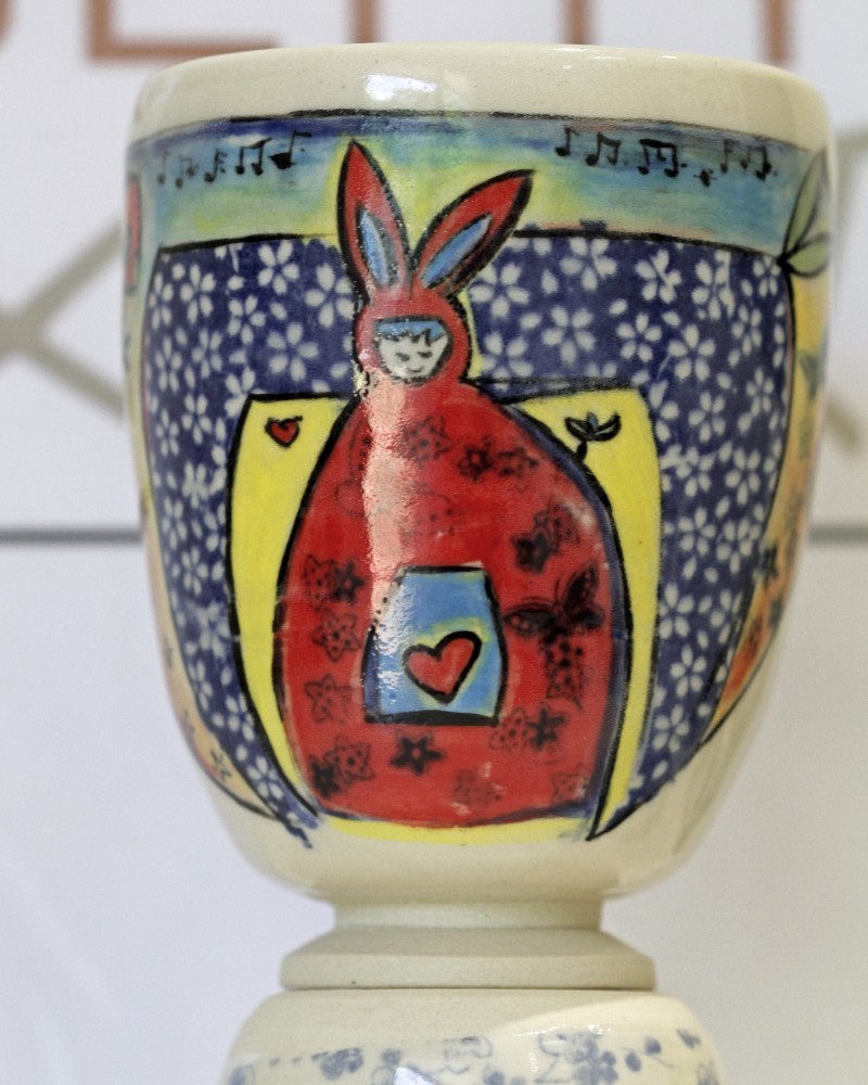 Red Bunny Vessel - Love is All Colours by Dan Baptista & Alicia Schubert