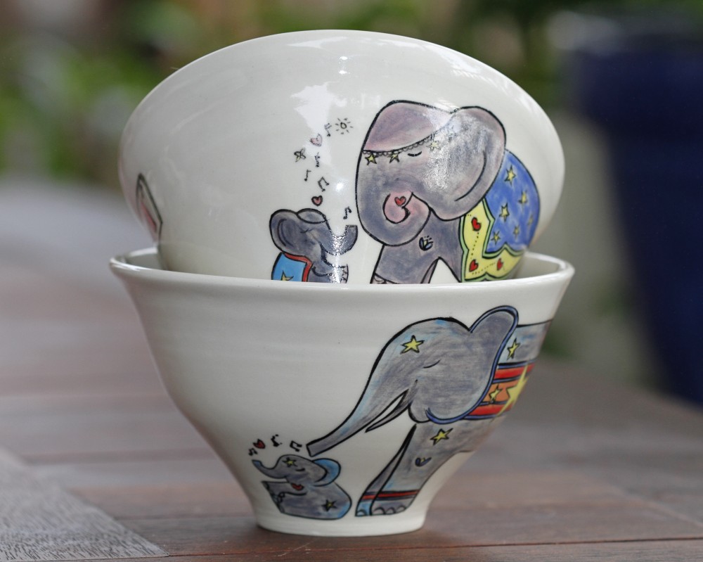 Andrew & Lisa's Elephant Bowls